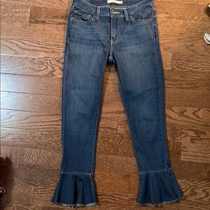 Levi's Dark Blue Flare Jeans